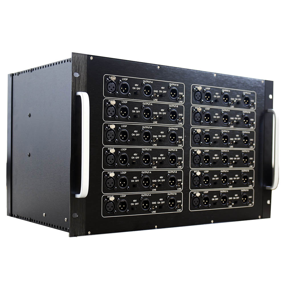 24进72出无源音频话筒分配器